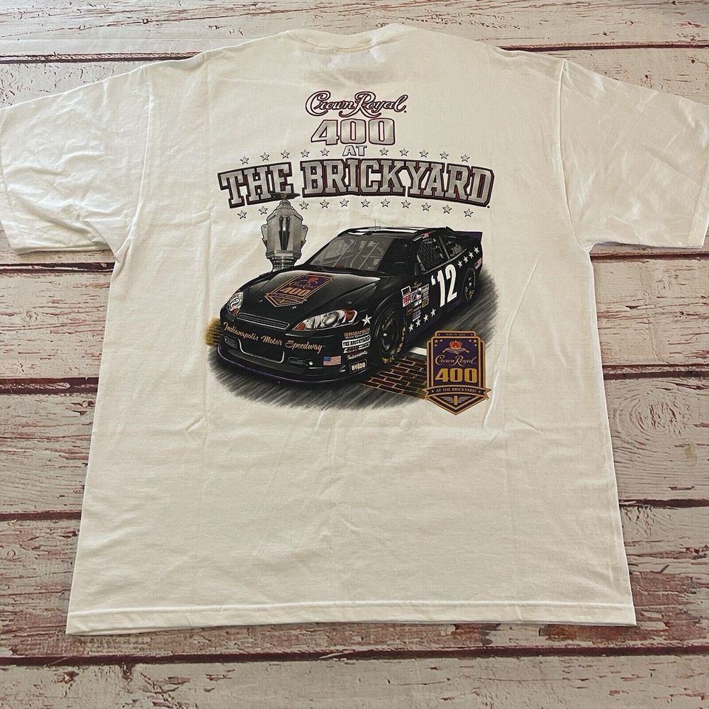 2012 Crown Royal 400‎ The Brickyard Auto Racing T-Shirt NOS Size XL NASCAR